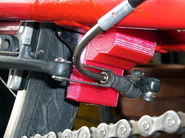 Tour Easy rear fender bracket - installed