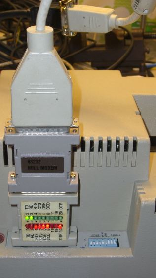HP 7475A - serial port adapters - hardcore