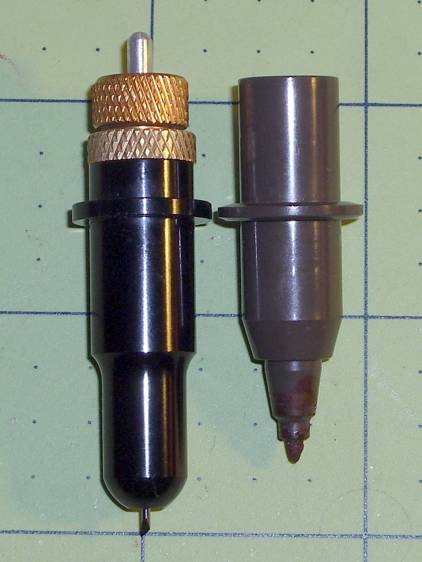HP 7475A - Roland knife holder vs HP pen