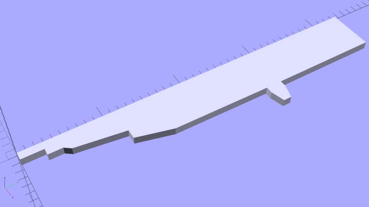 HP7475A - HP Plotter Pen Body - plane polygon