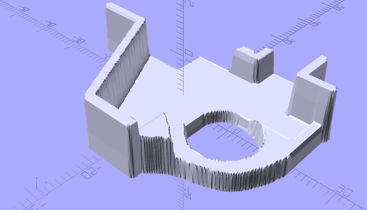 HP7475A - Roland knife stabilizer - height map model