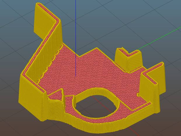 Roland knife stabilizer - height map - Slic3r preview