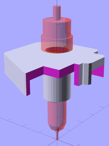 Roland knife stabilizer - show layout