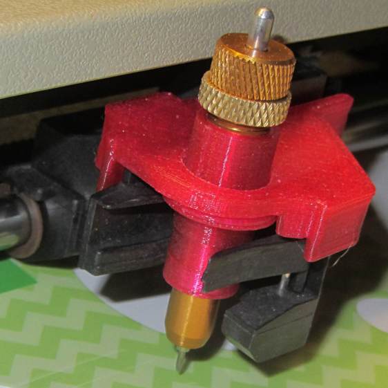 HP 7475A - Roland knife adapter and stabilizer - height map