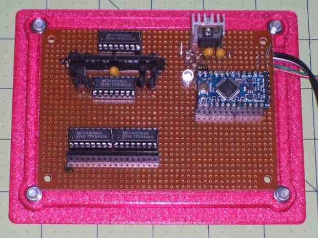 Random LED Dots - circuit layout - top