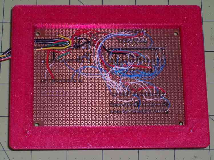 Random LED Dots - circuit layout - bottom