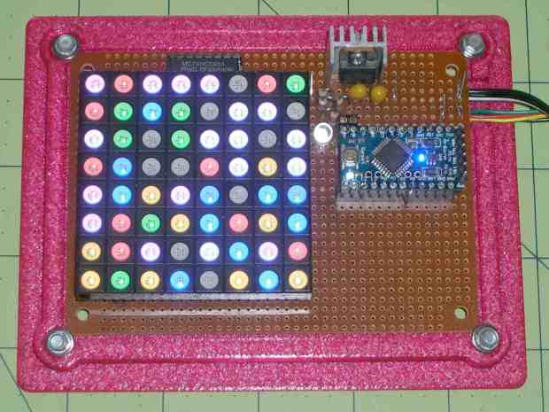 Random LED Dots - overview - no diffuser