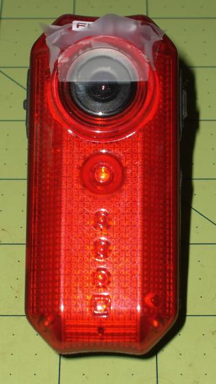Cycliq Fly6 Camera - blur tape