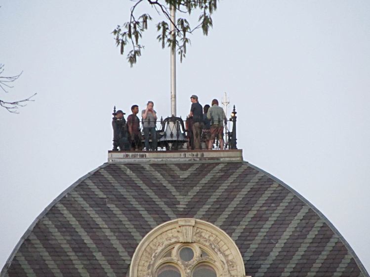 Bell Ringers atop Vassar Old Main