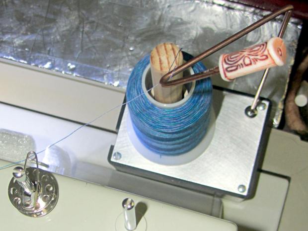 Large spool holder - added bead and guide