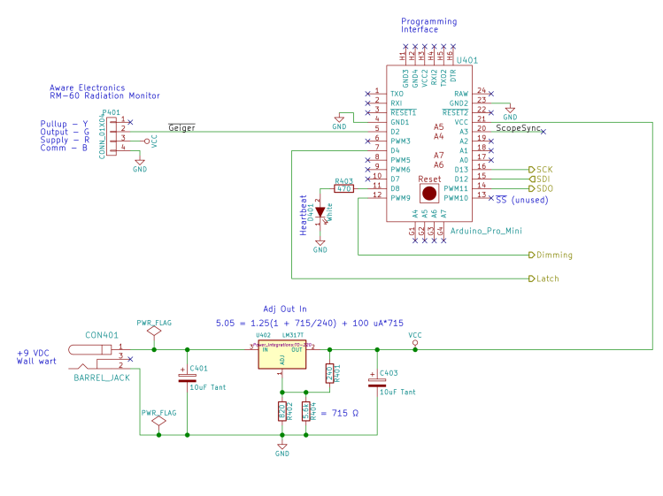 Random LED Dots - Power - Arduino Pro Mini