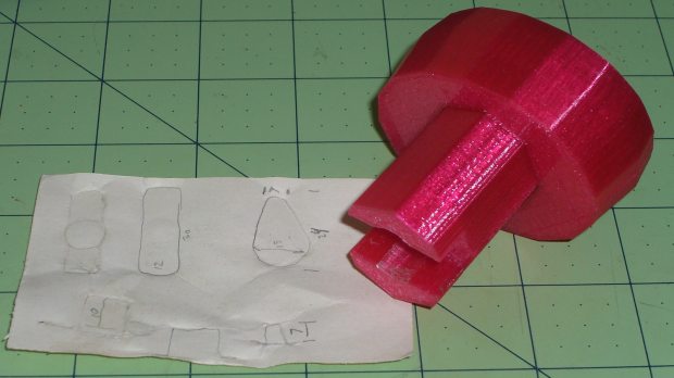 Hose Valve Knob - with measurements