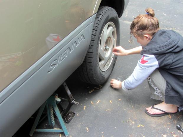 Sienna ABS failure - removing lug nuts
