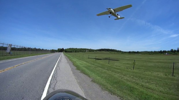 Rt 376 - Dutchess Airport - landing