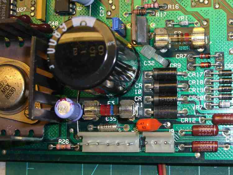 HP 7475A Plotter - LED power tap - PCB top