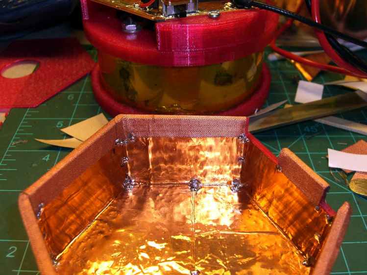 Electrometer amp - shield - mesh soldering