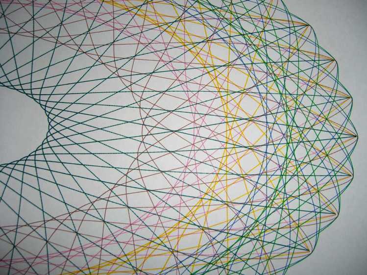 HP 7475A - SuperFormula patterns - detail