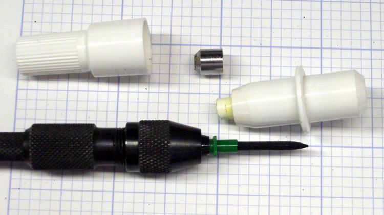 HP 7475A Ceramic-tip pen - disassembly