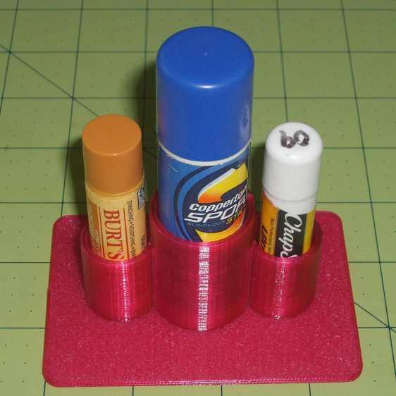 Lip Balm Holder - in action