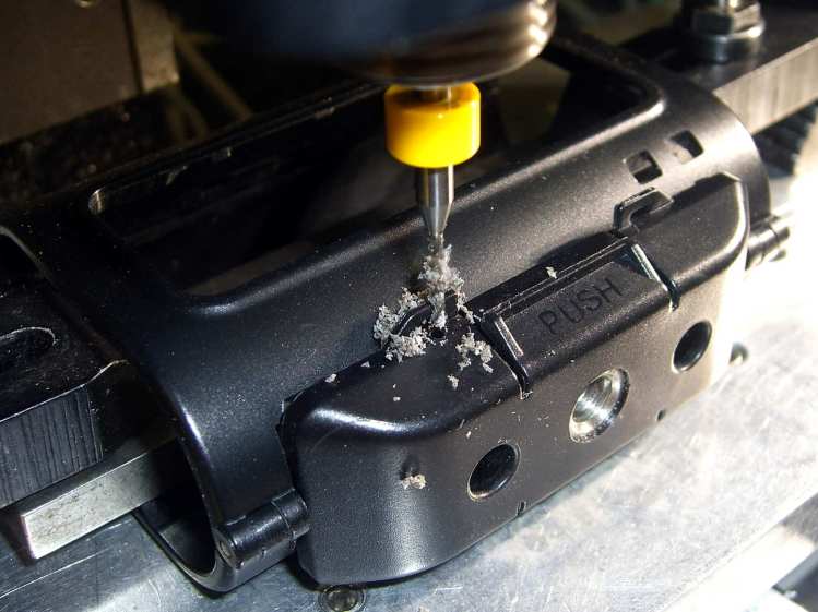 Sony HDR-AS30V Skeleton Mount - 0-80 hole drilling