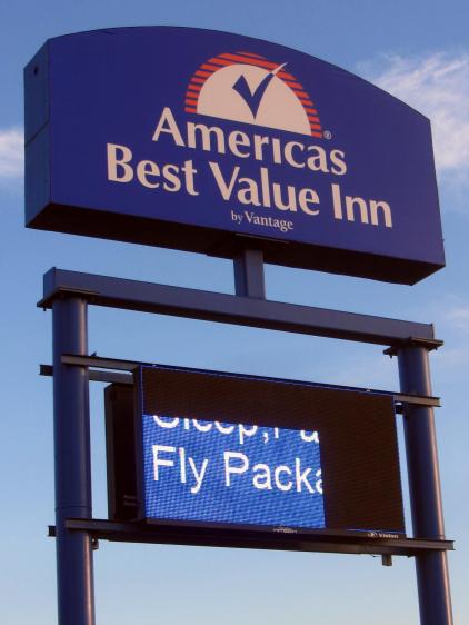 Motel LED sign glitch - 2