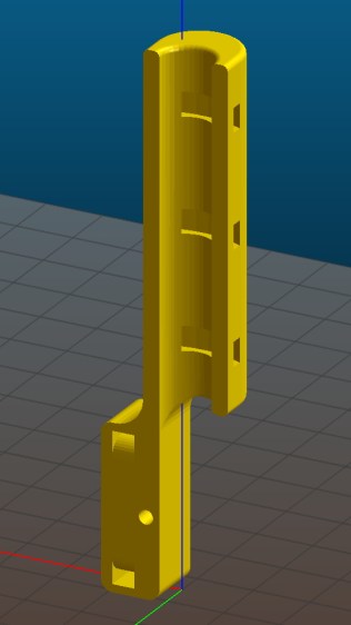 M2 Motor Mount - Cable Cap - original STL orientation