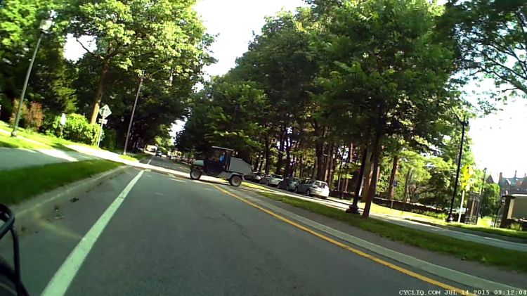 Raymond Avenue 2015-07-14 - Vassar Golf Cart - crossing