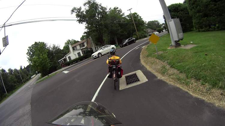 Spring Rd 2015-07-30 - Westbound at Vassar