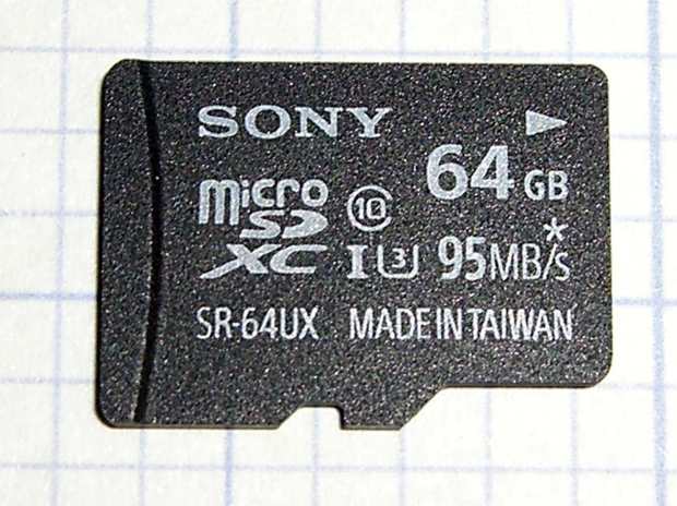 Sony SR-64UX 64 GB MicroSDXC card