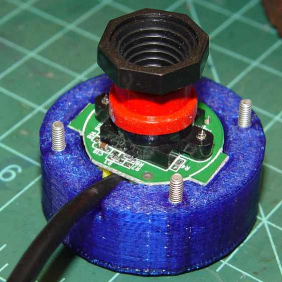 USB Camera Microscope Mount - cap with camera
