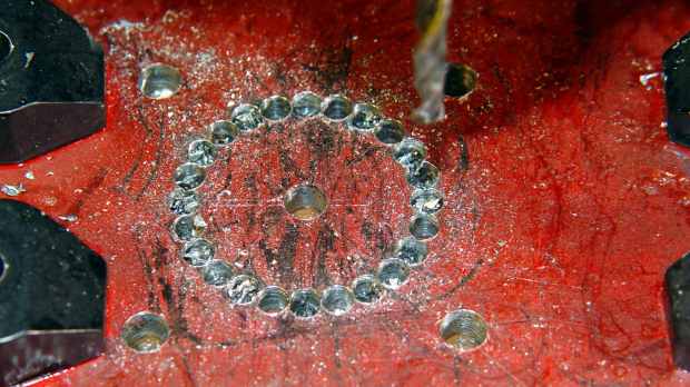 Motor Mount - chain drilled
