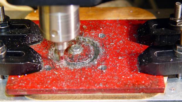 Motor Mount - helix milling