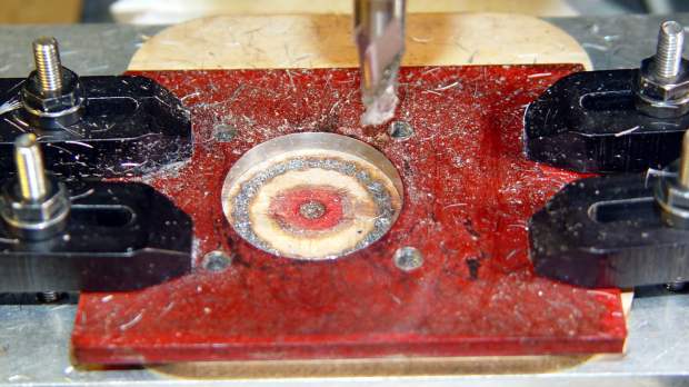 Motor Mount - center hole milled