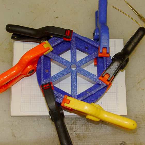 Electrometer amp - chamber cap - gluing