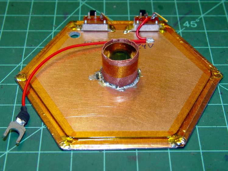 Electrometer amp - finished shield planes