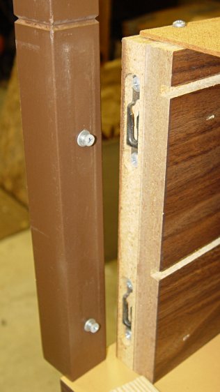 Sears Sewing Table - leg joint hardware