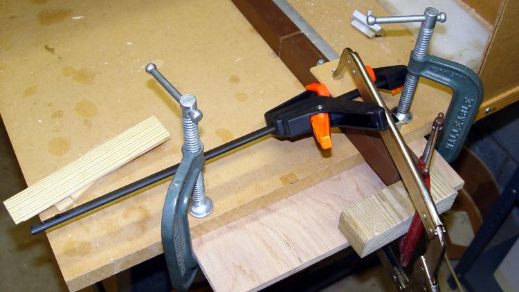 Sears Sewing Table - leg clamps