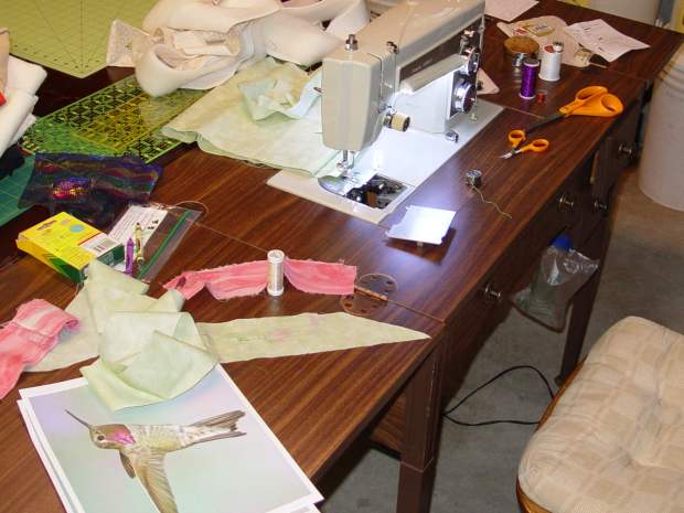 Sears Sewing Table - installed