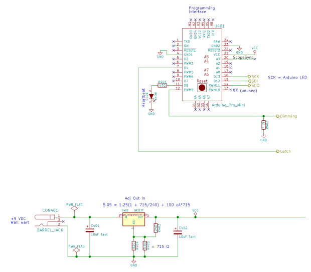 High Speed Randoms - Schematic - Arduino and power