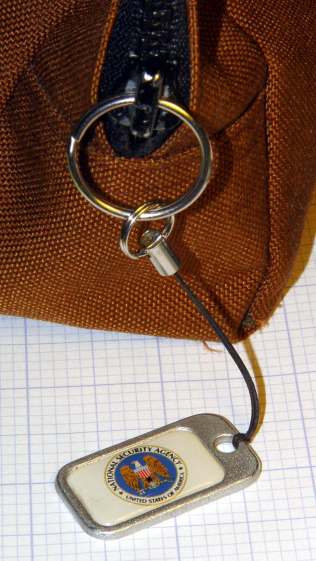 NSA Zipper Pull - restored