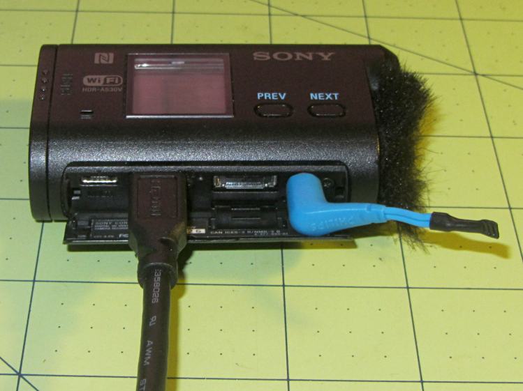 Sony HDR-AS30V - Dummy external mic