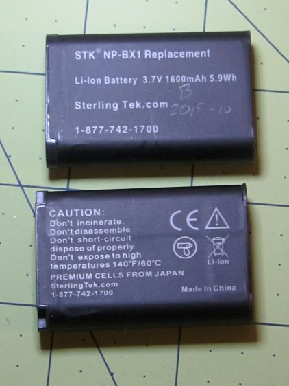 STK NP-BX1 batteries