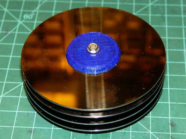 Hard Drive Mood Light - trial assembly