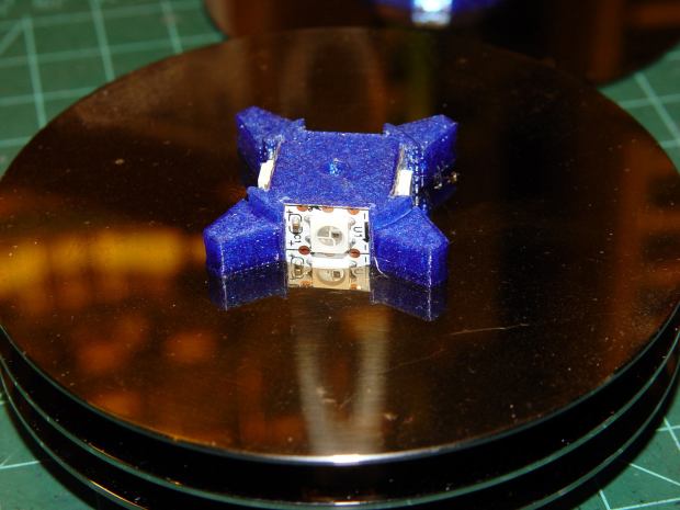 Hard Drive Mood Light - top Neopixels