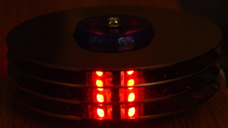Hard Drive Mood Light - red