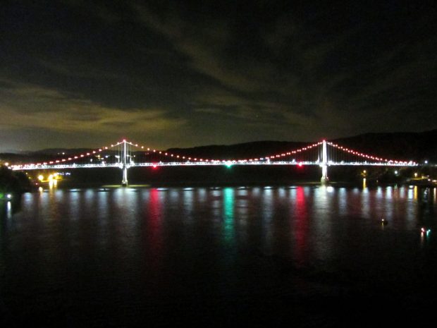 Fireworks Moonwalk - Poughkeepsie Bridge