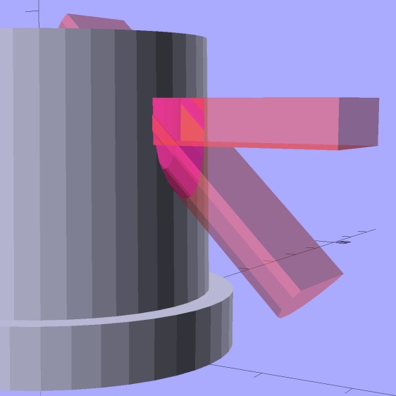 Kenmore Male Fitting - Latch detail - Solid model