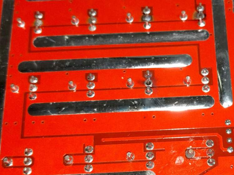 Motor Controller - unsoldered MOSFETs