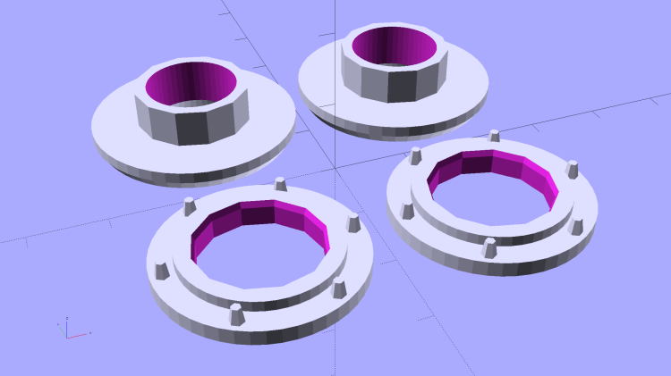 Fencing Helmet Ear Grommet - build