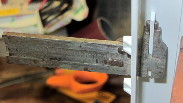 Refrigerator Drawer - measuring flange